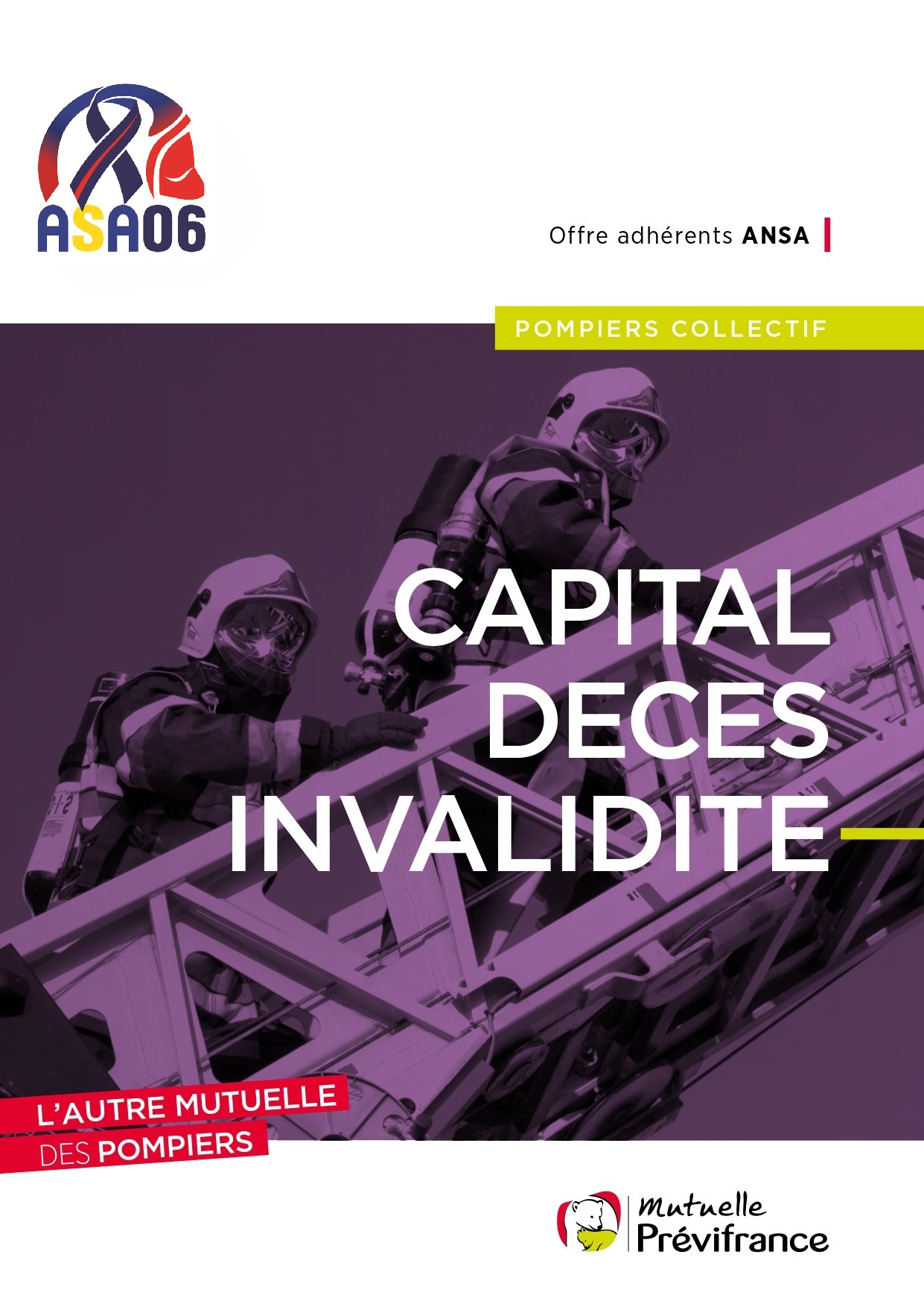 Capital décès invalidité - Garantie principale